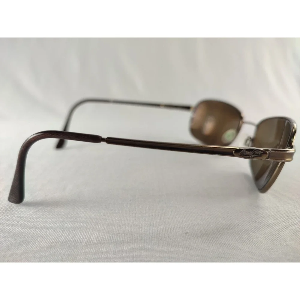 Maui Jim MJ-131-19 Islander Sunglasses Copper Metal HCL Bronze Polarized Italy